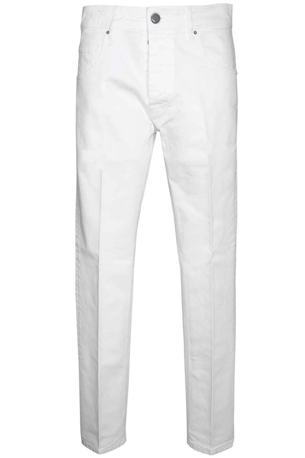 Image of Pantalone bianco- DON THE FULLER