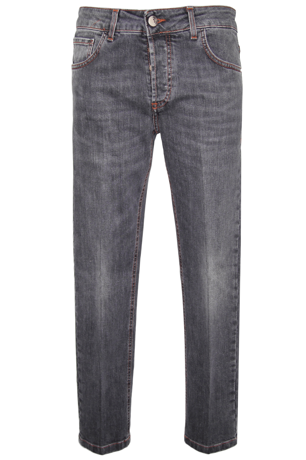 Image of        Pantalone jeans grigio- ENTRE AMIS