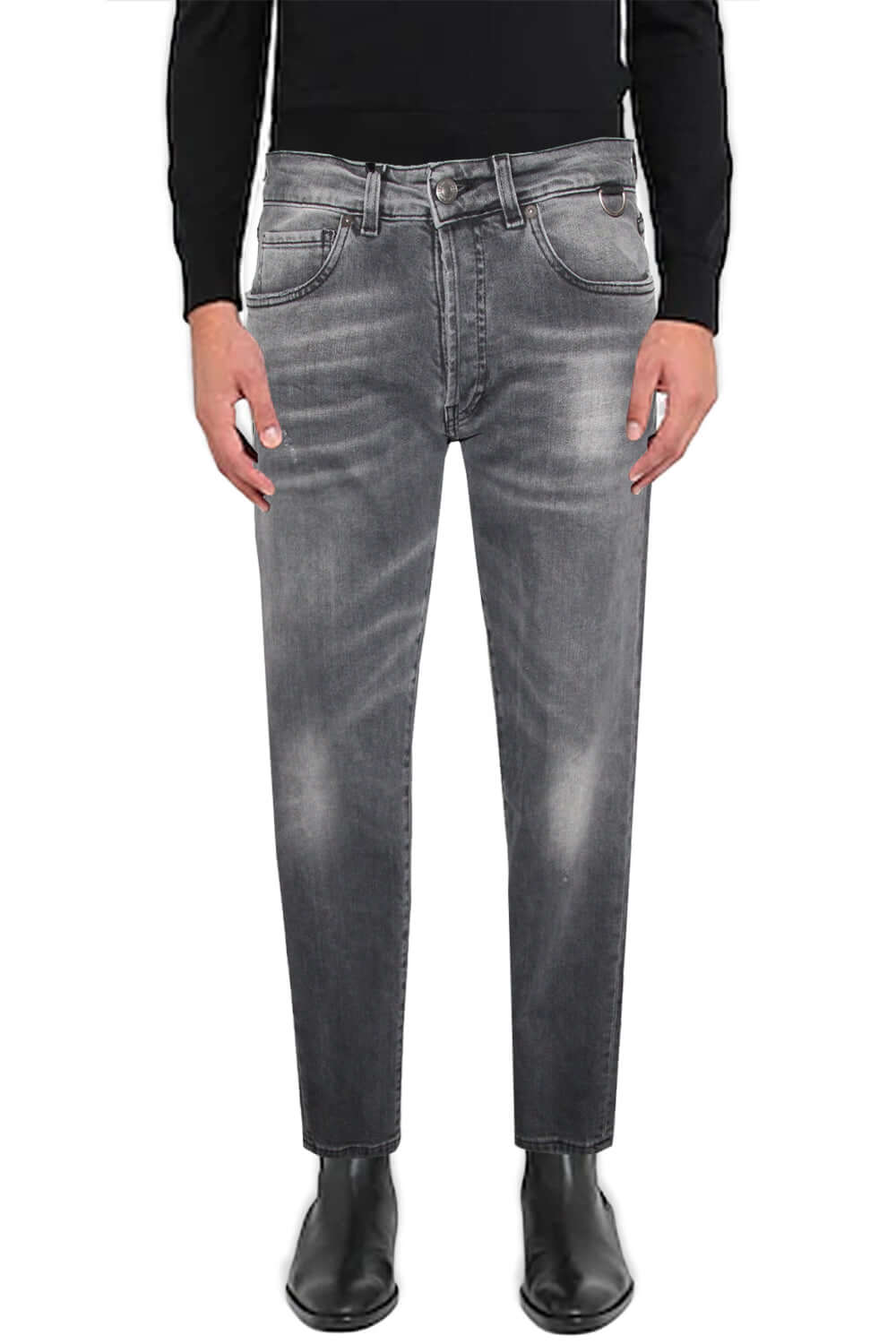 low brand jeans con sfumature - uomo