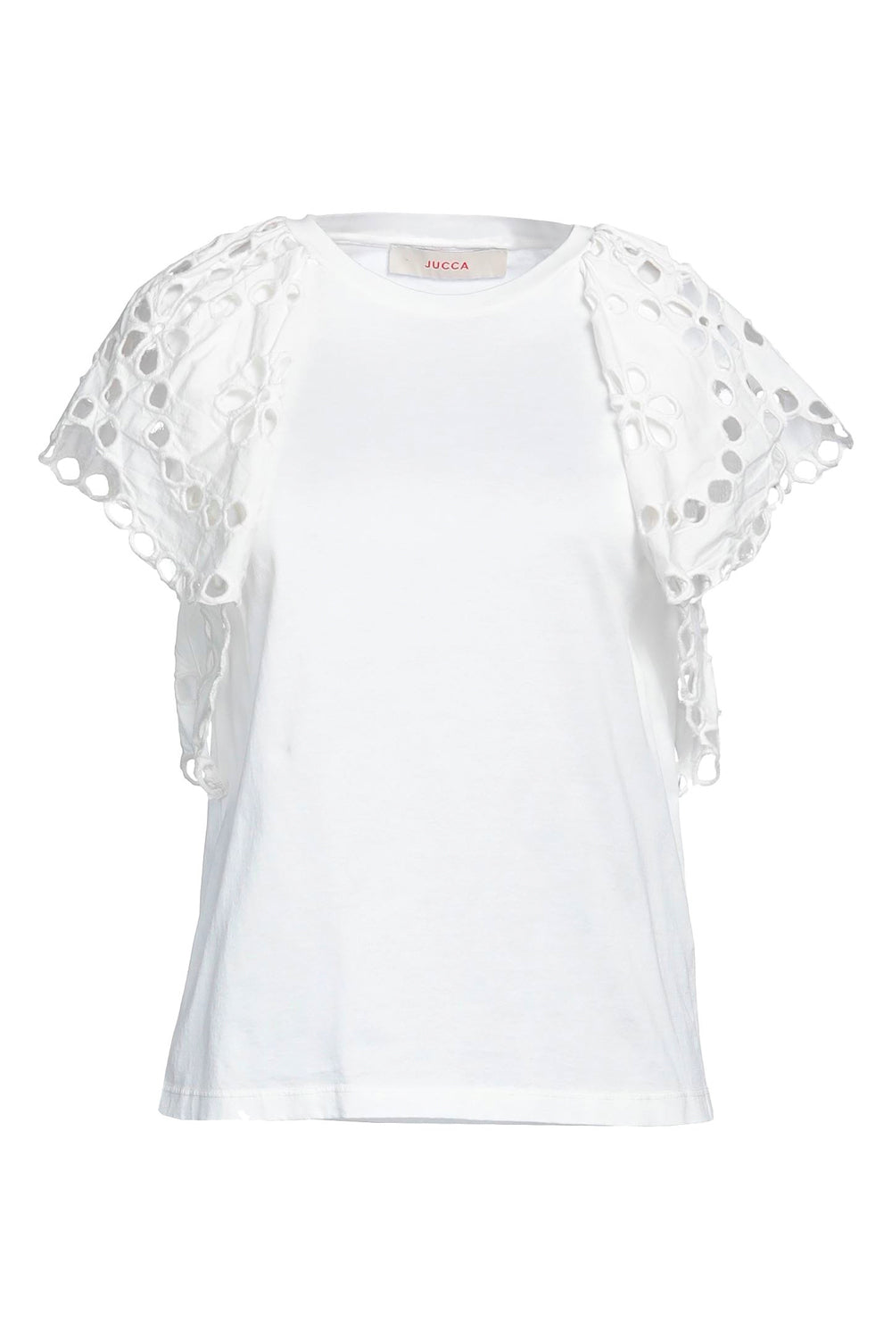 Image of Tshirt con manica sangallo - JUCCA