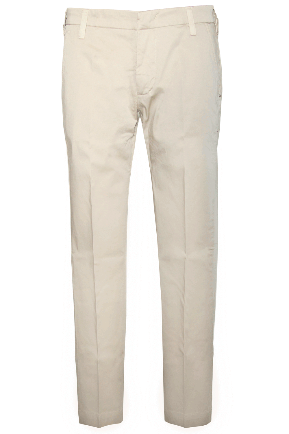 Image of Pantalone chiaro in cotone- ENTRE AMIS