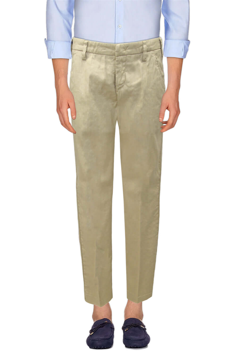 Image of Pantalone in lino e cotone - ENTRE AMIS