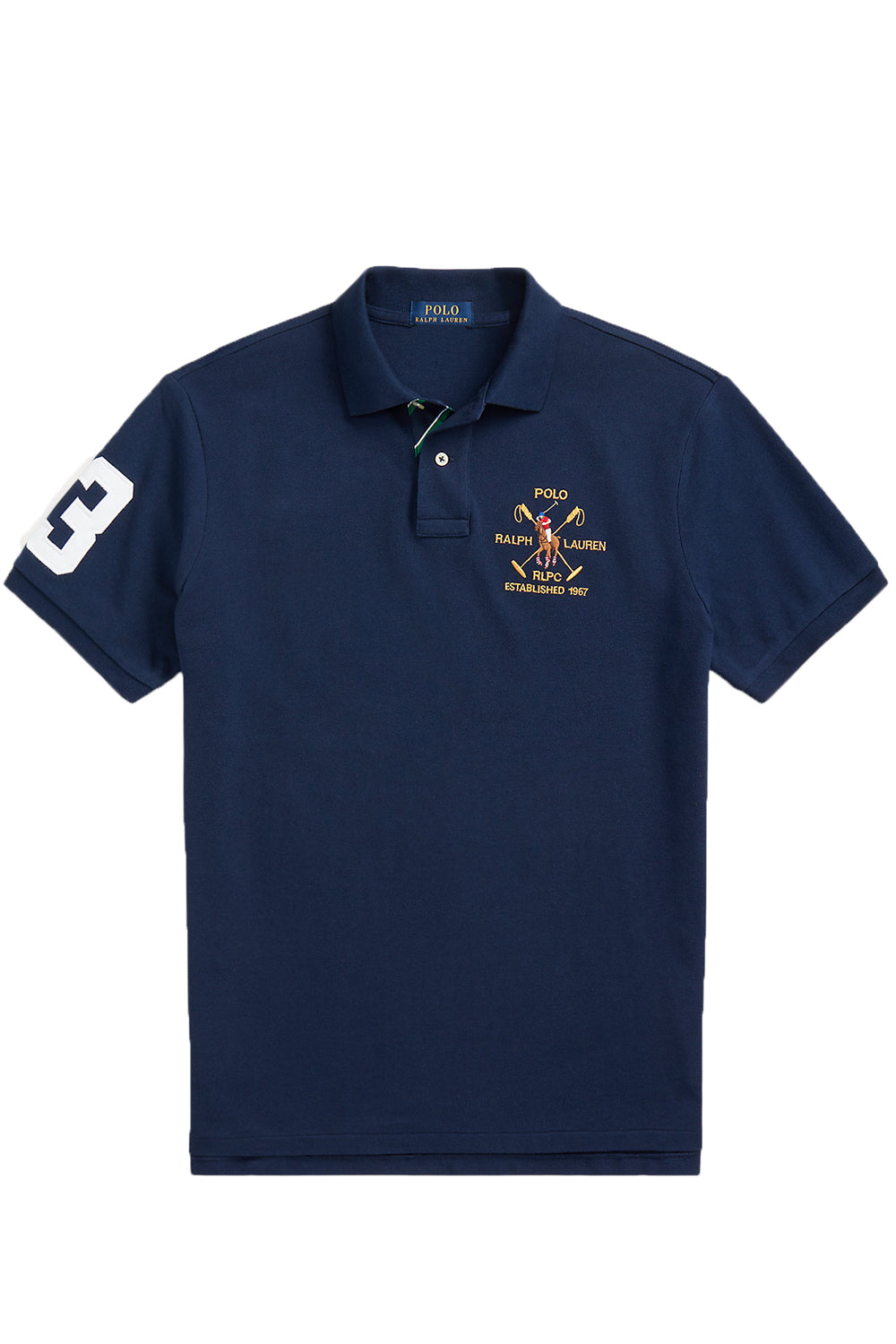 Image of POLO RALPH LAUREN Polo in piqué Custom Slim-Fit