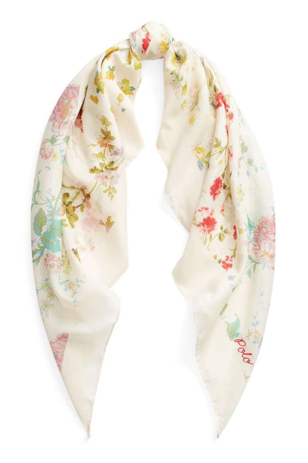 Image of Foulard con stampa floreale - POLO RALPH LAUREN