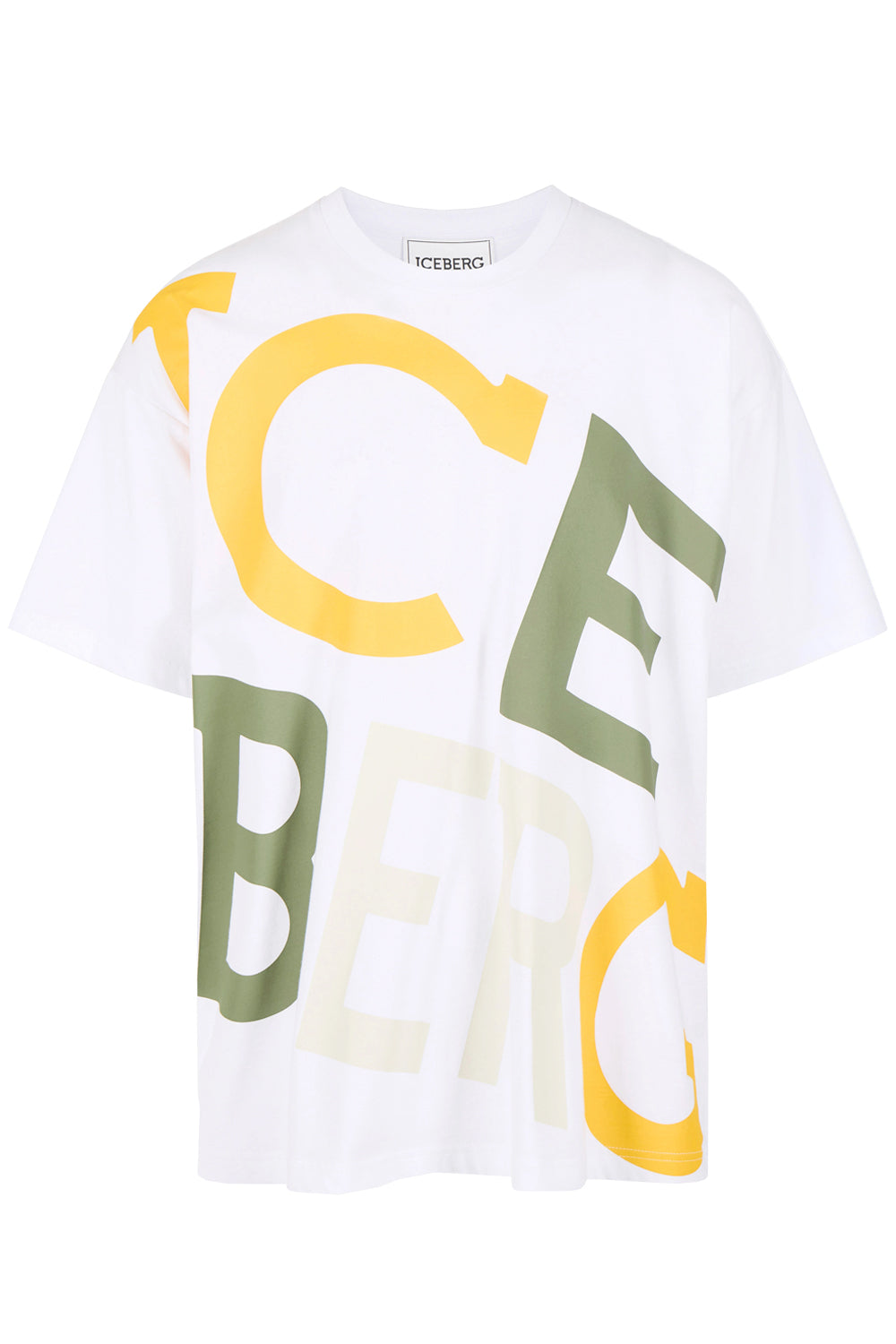 Image of ICEBERG T-shirt over con stampa