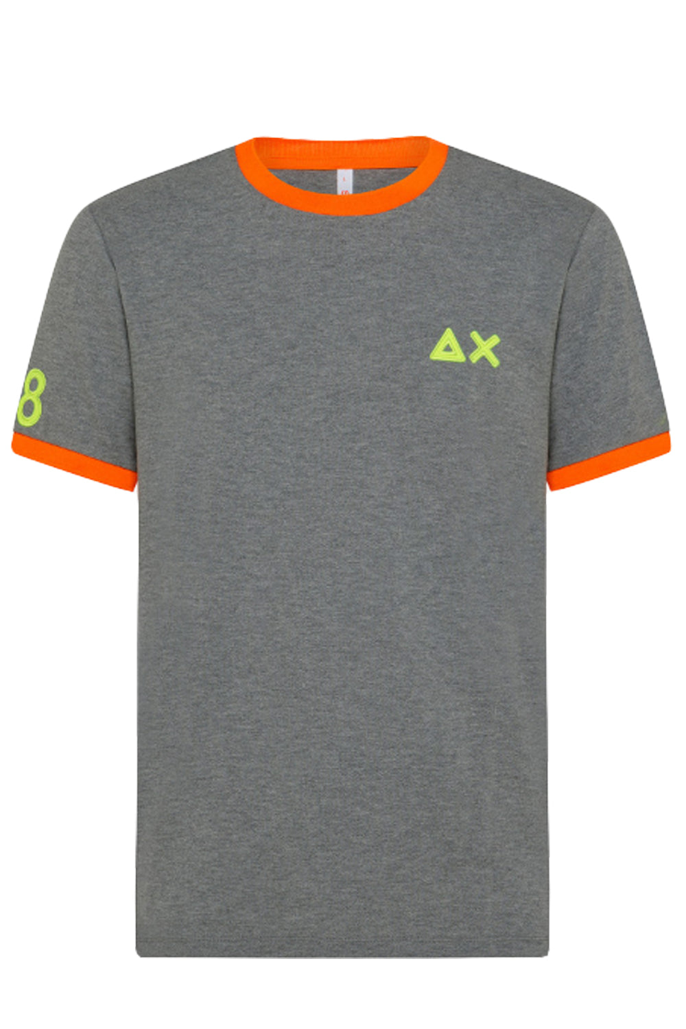 Image of SUN68 Tshirt logo fluo