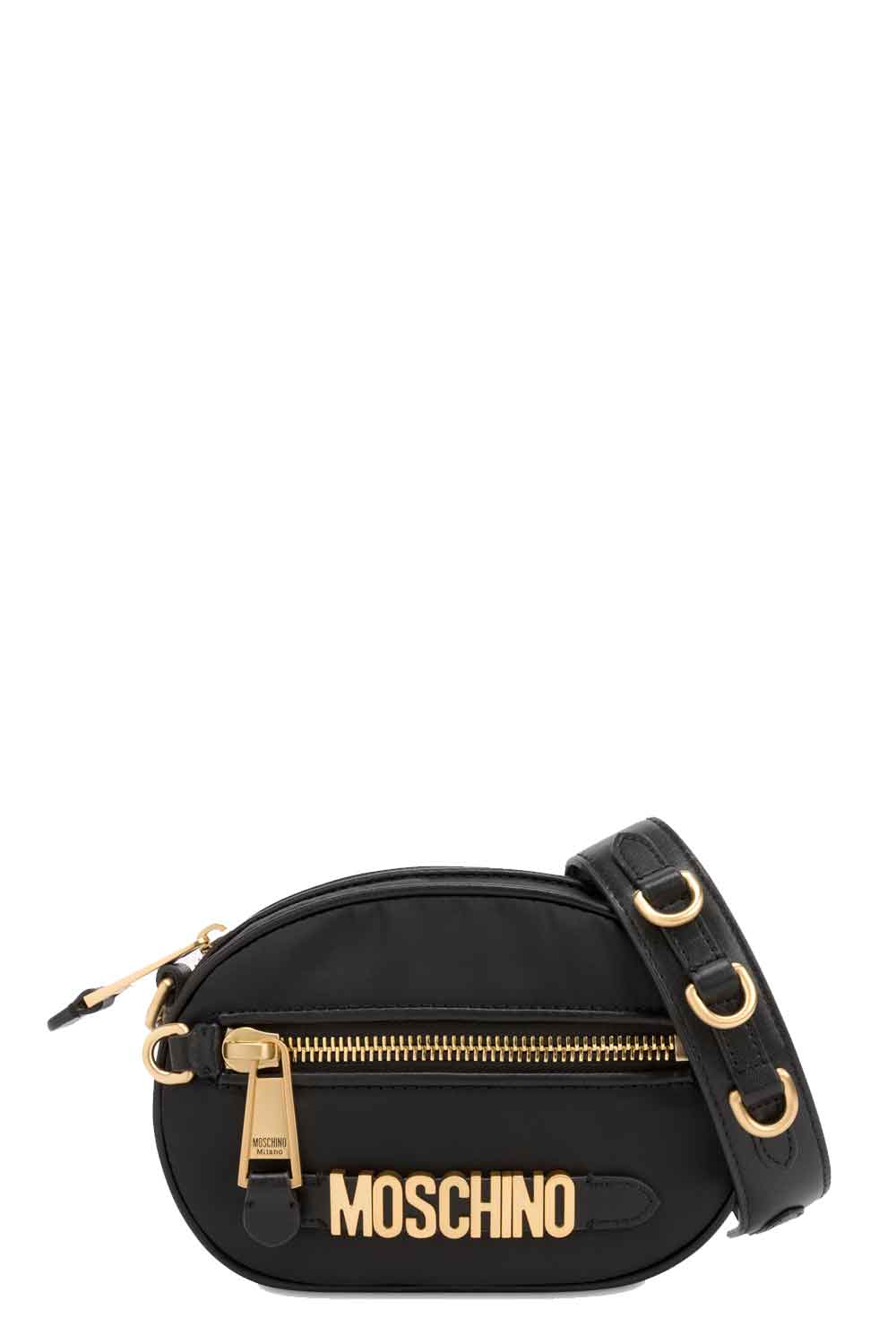 Image of        Borsa tracolla con lettering - MOSCHINO