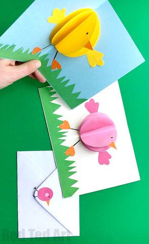Popup chick cards