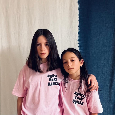 Young Double - Dance Baby Dance pink tee