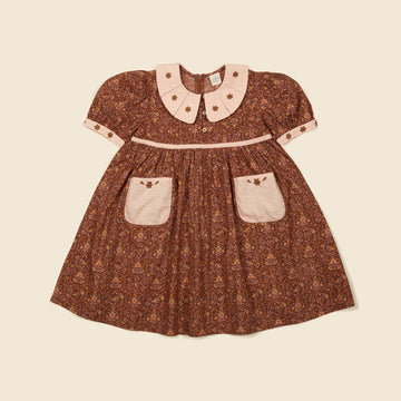 Apolina - Cece Dress - Folk Calico - SS23 - UK Stockist | Scout & Co