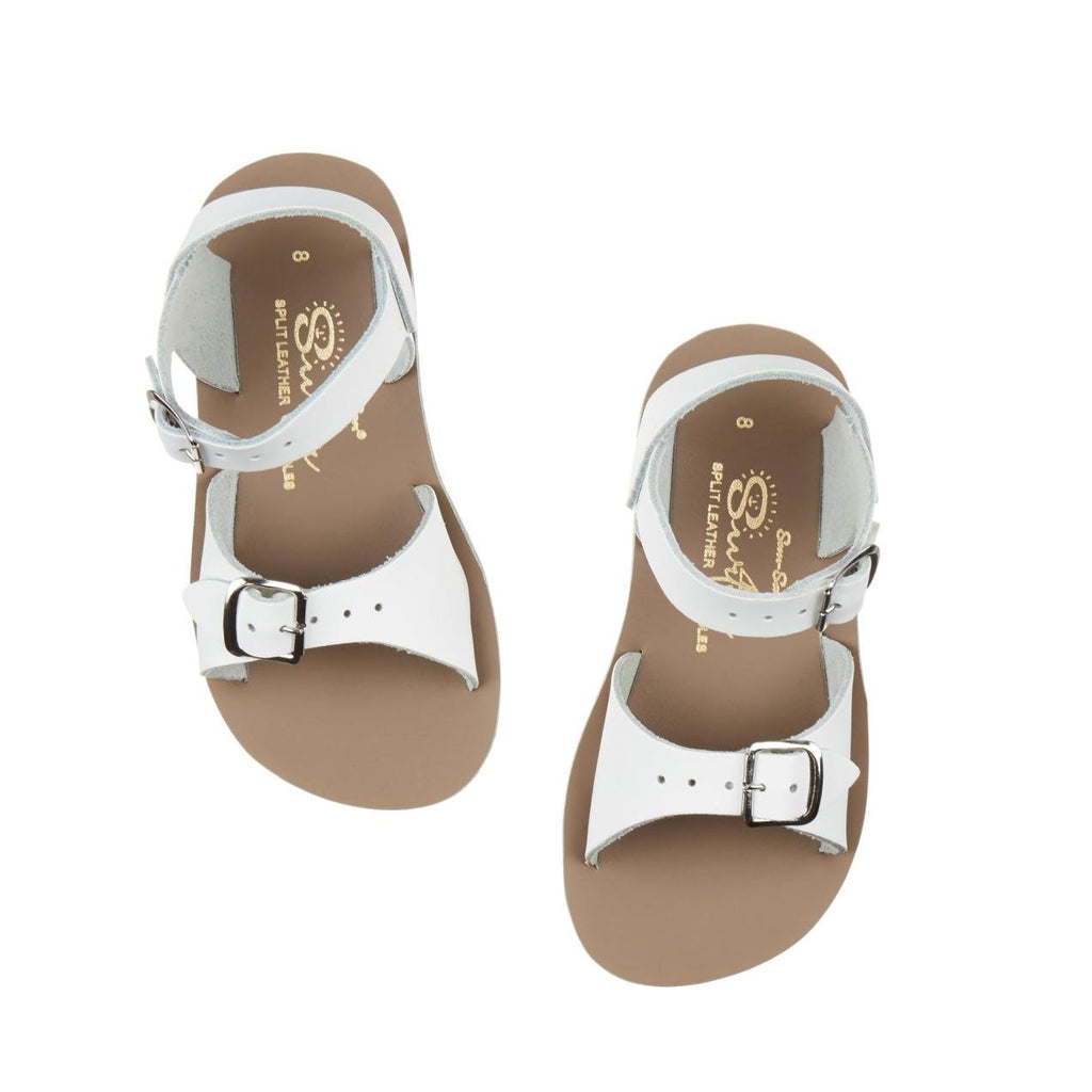 Saltwater Surfer Sandals - White - Kids | Scout & Co