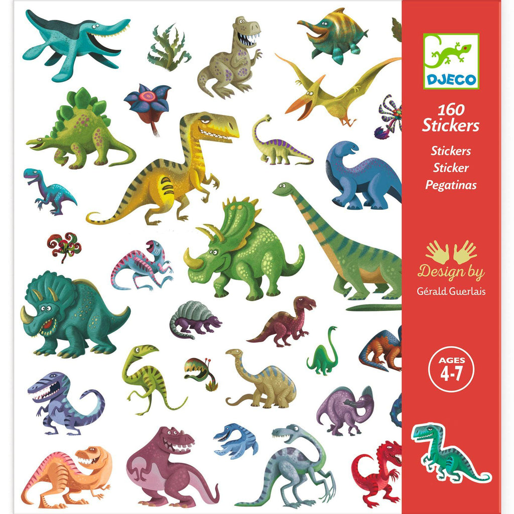 Djeco Colouring - Dino Jumping Jack – My Small World Toy Store
