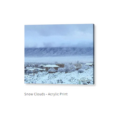 Snow Clouds Photography Acrylic Print