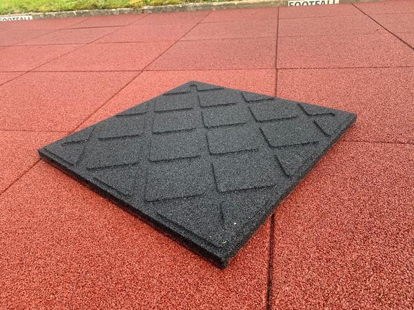 playground mat red with padding