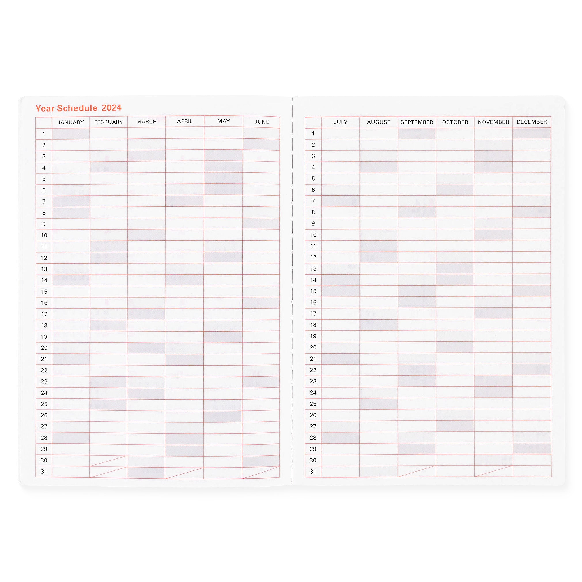 Delfonics x Moglea 2024 Monthly Planner Pierre | Warm Or Cool