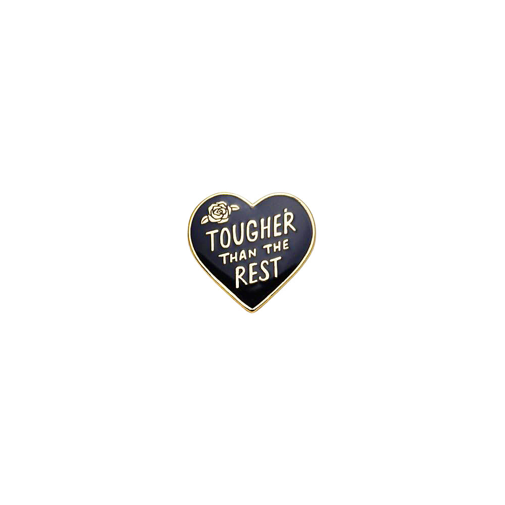 Tough Heart Enamel Pin