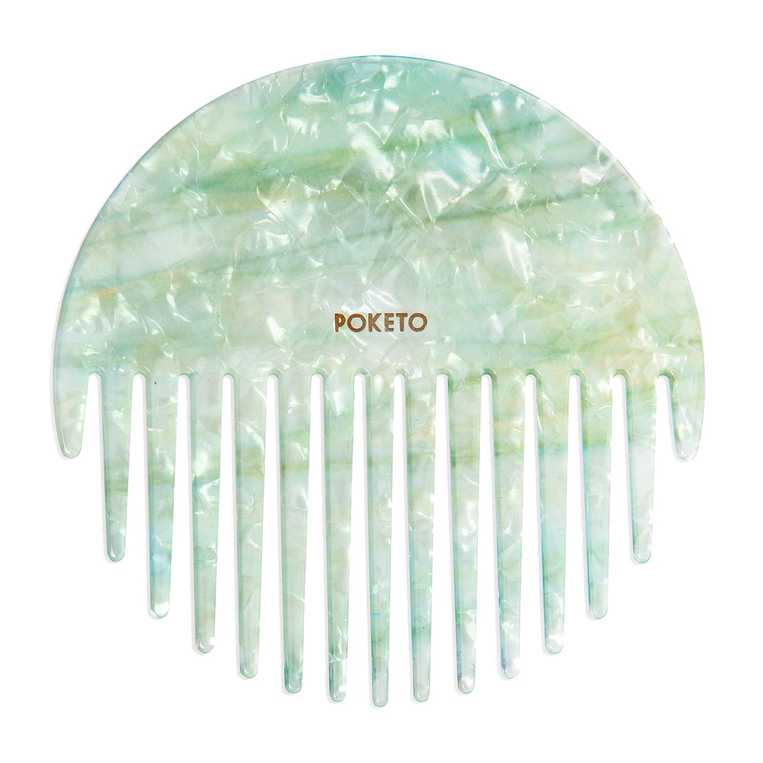 Poketo Circle Comb Mint