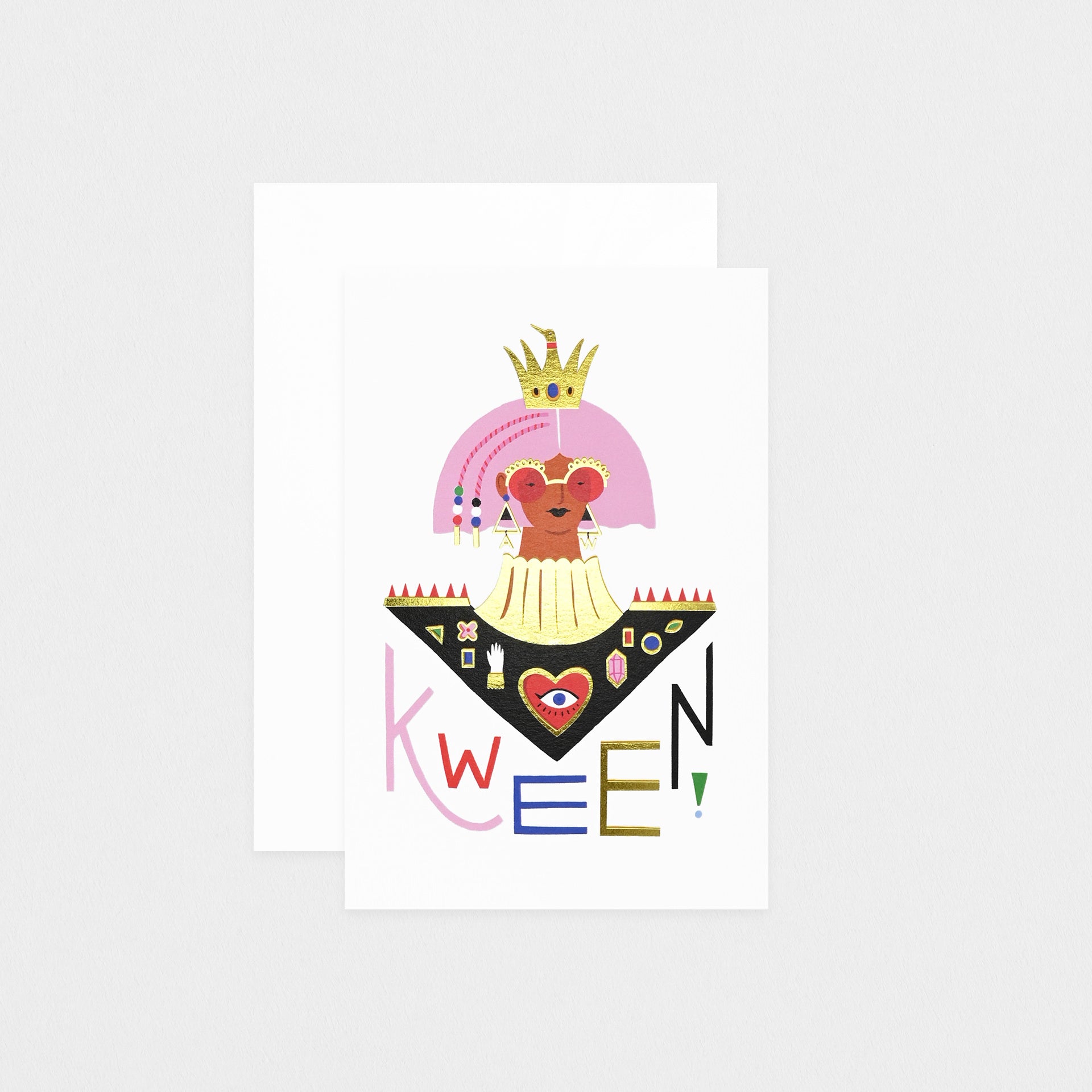 Kween Greeting Card