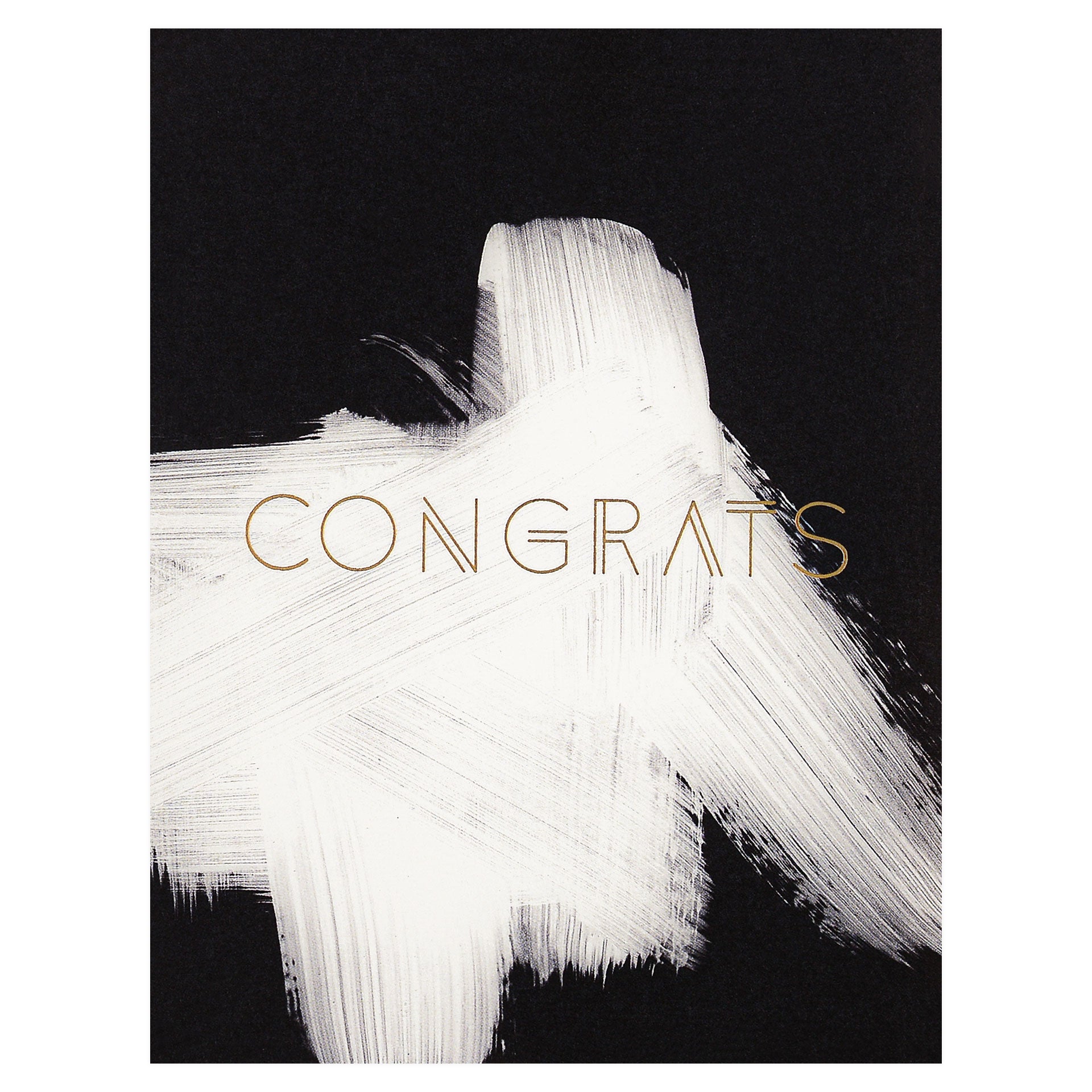 Brushed Congrats Greeting Card