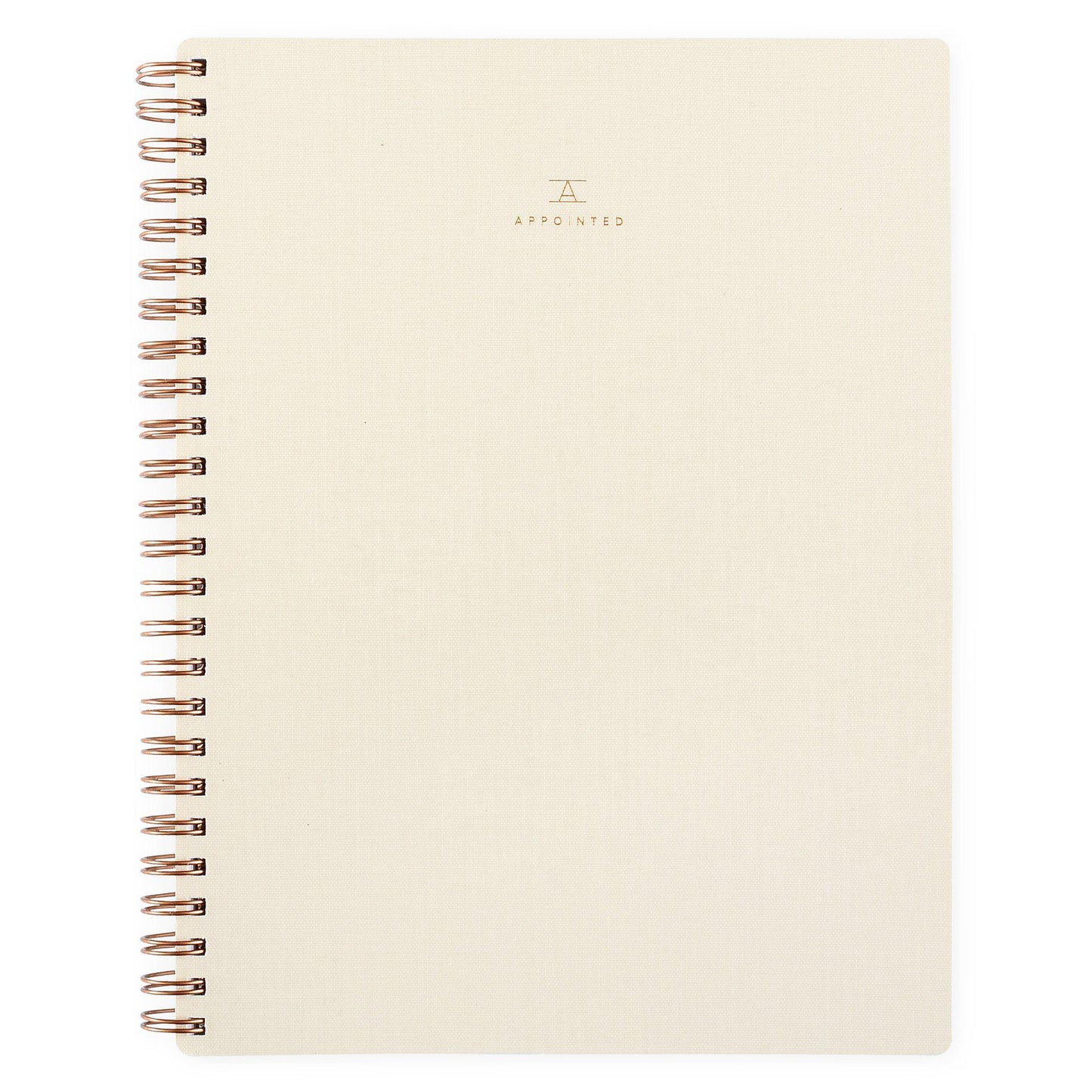 Appointed Appointed Natural Linen Workbook | Lined or Grid 