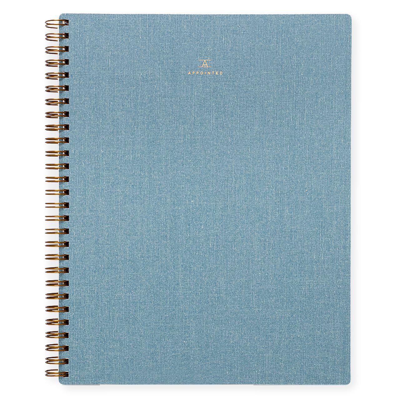 Chambray Notebook | Lined or Grid