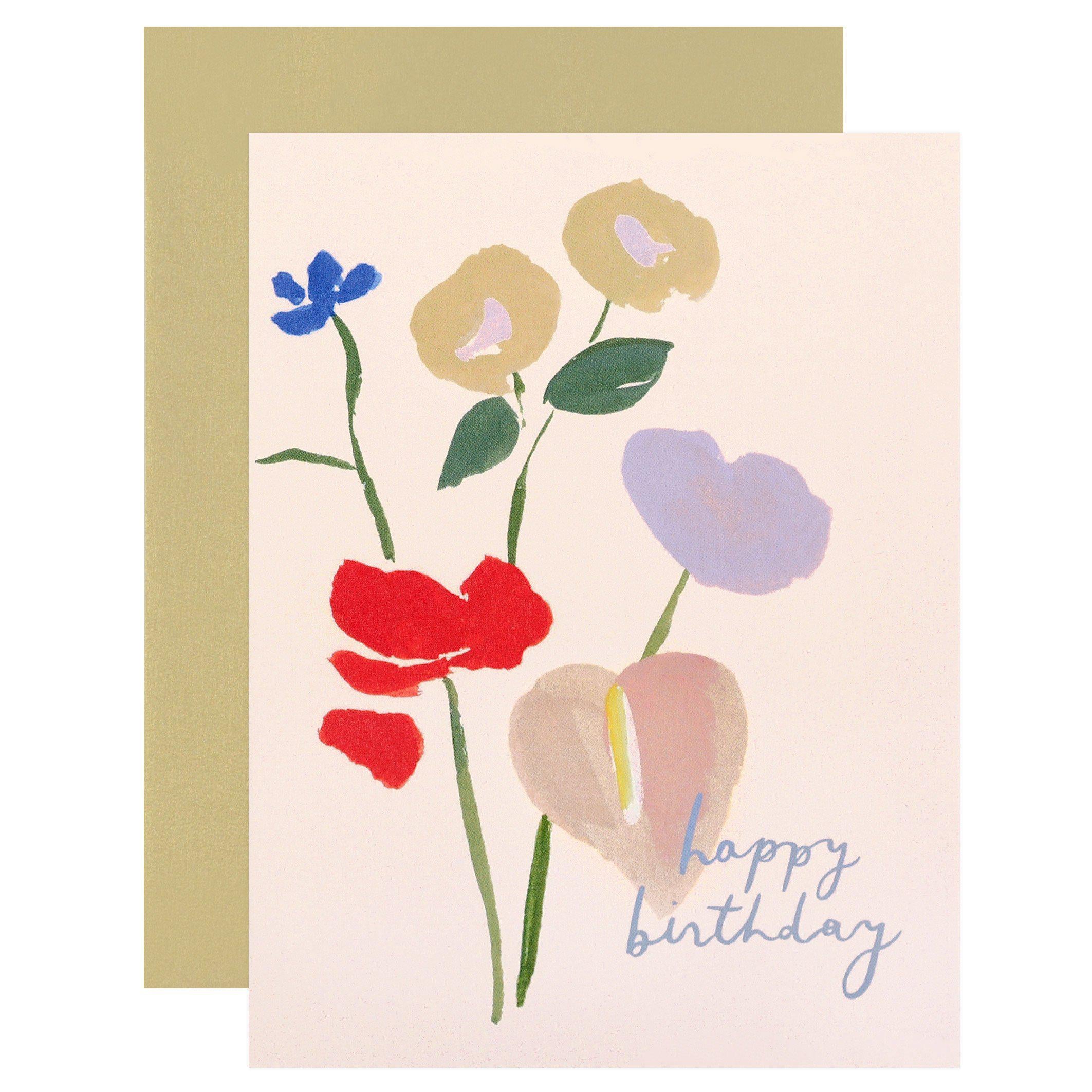 Happy Birthday Bouquet Card