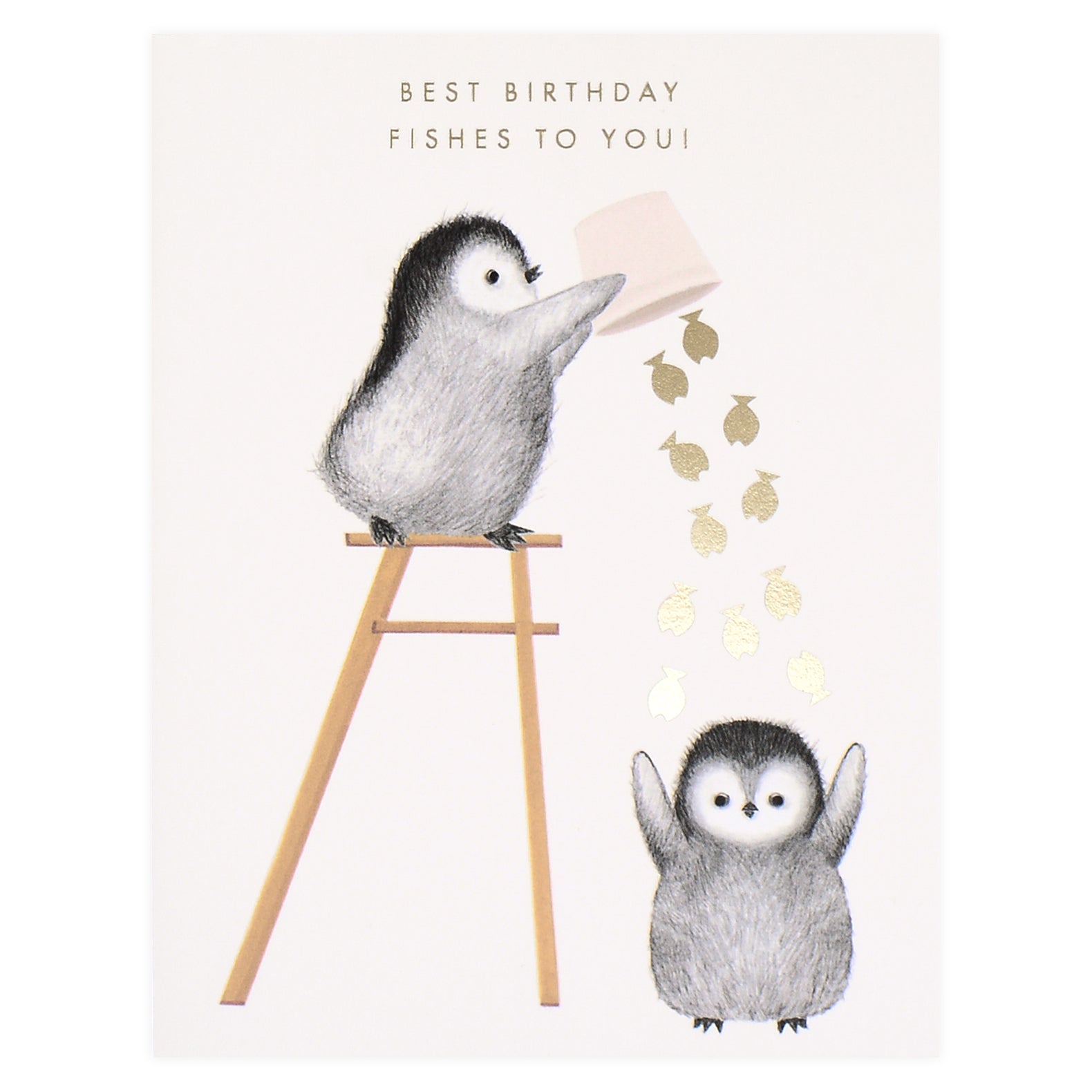 Best Birthday Fishes Greeting Card