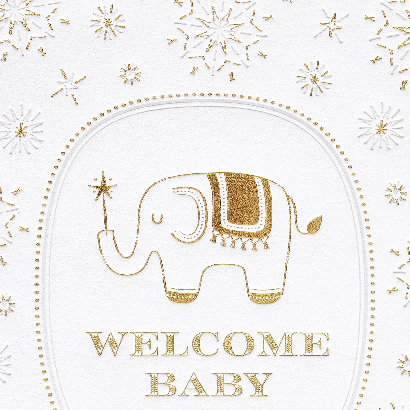 Boho New Baby Card