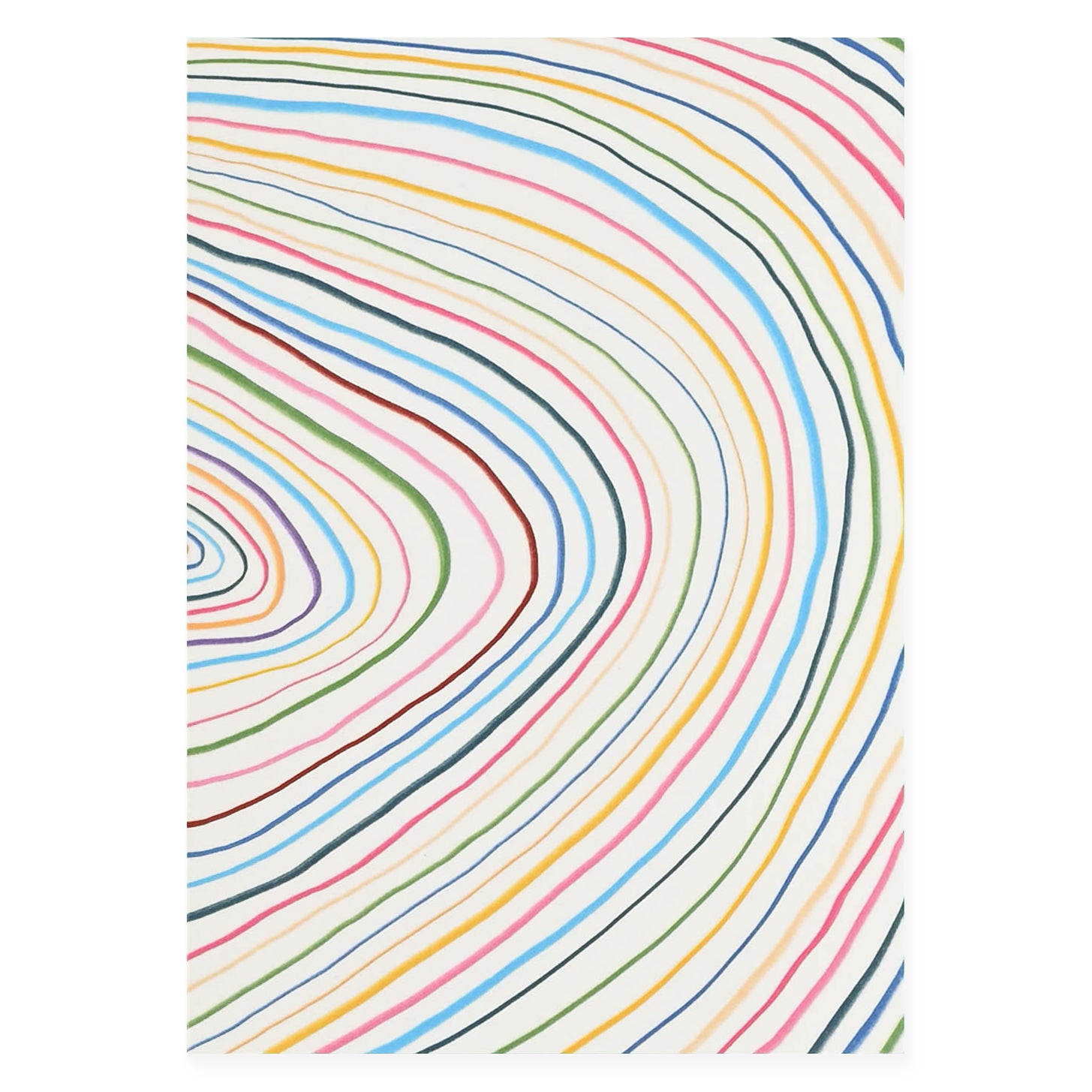 Sideways Rainbow No. 5 Greeting Card