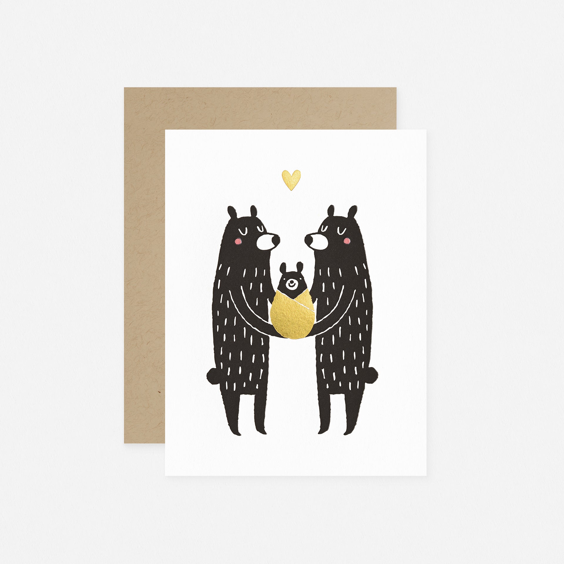 Baby Black Bear New Baby Card