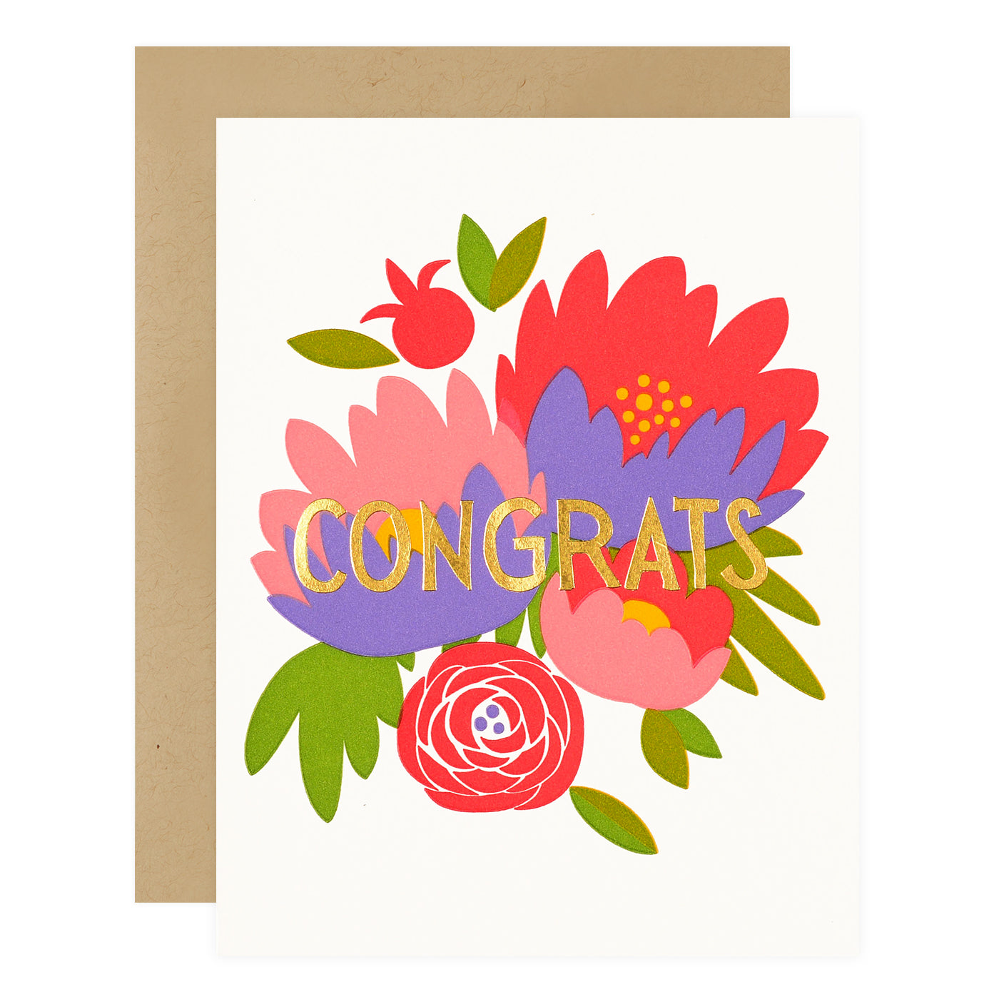 Congrats Bouquet Greeting Card