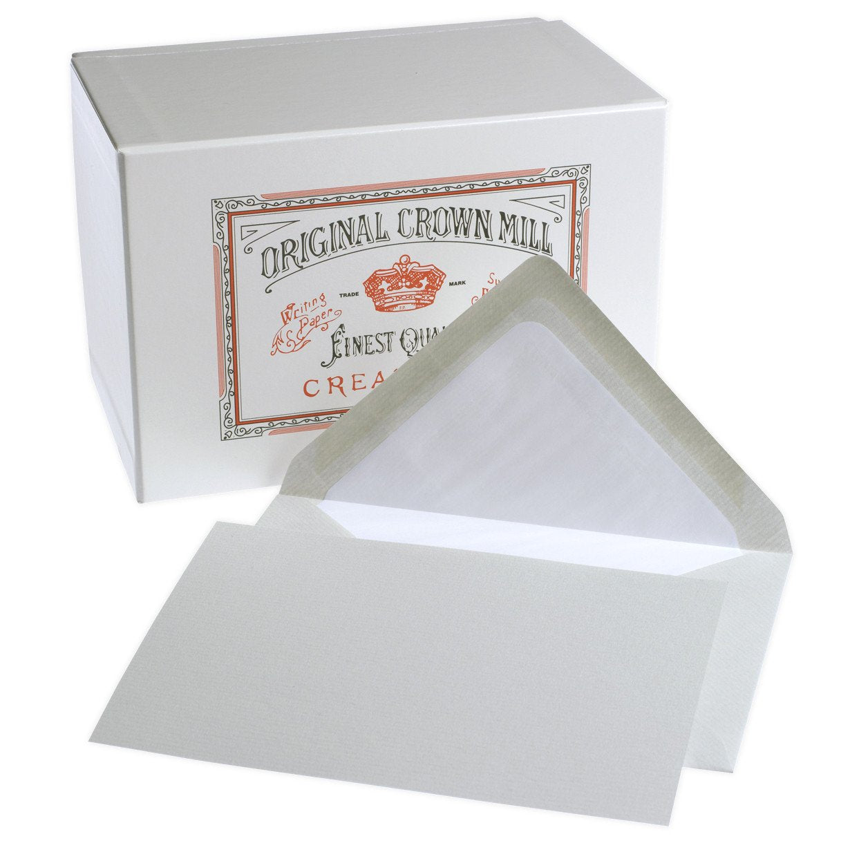 Classic Laid Note Card Presentation Box Grey