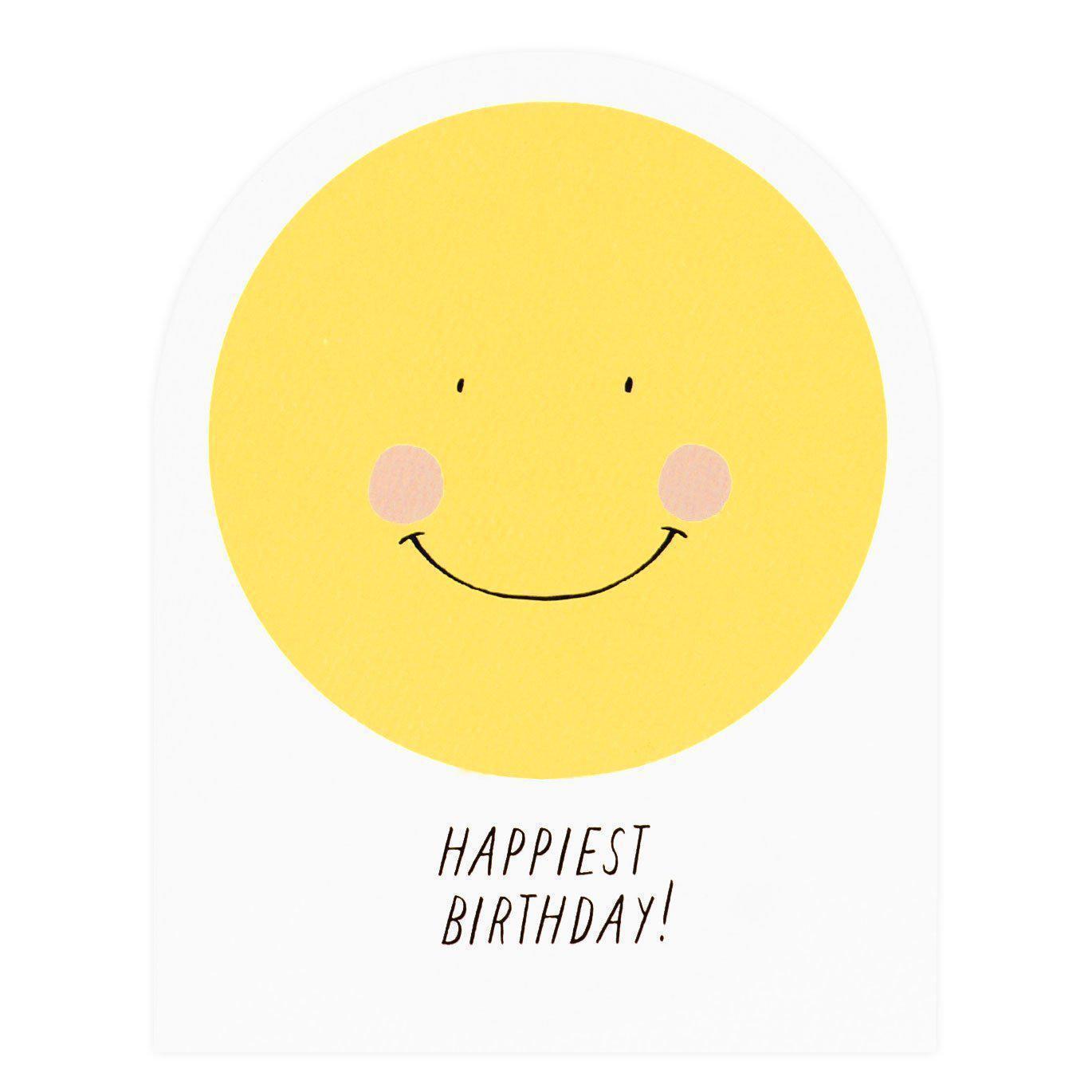 Happy Birthday Smiley Greeting Card