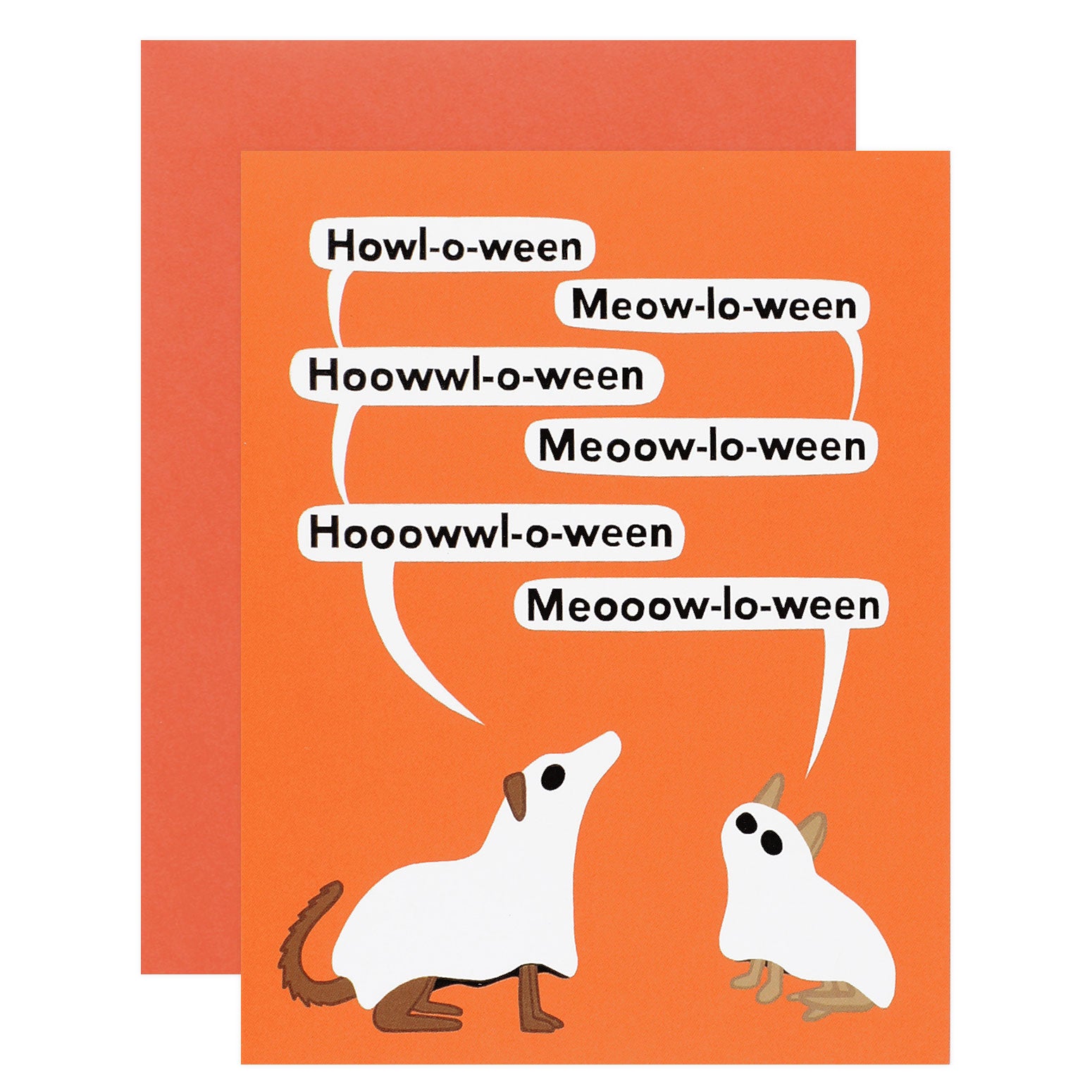 Howl-O-Ween Card