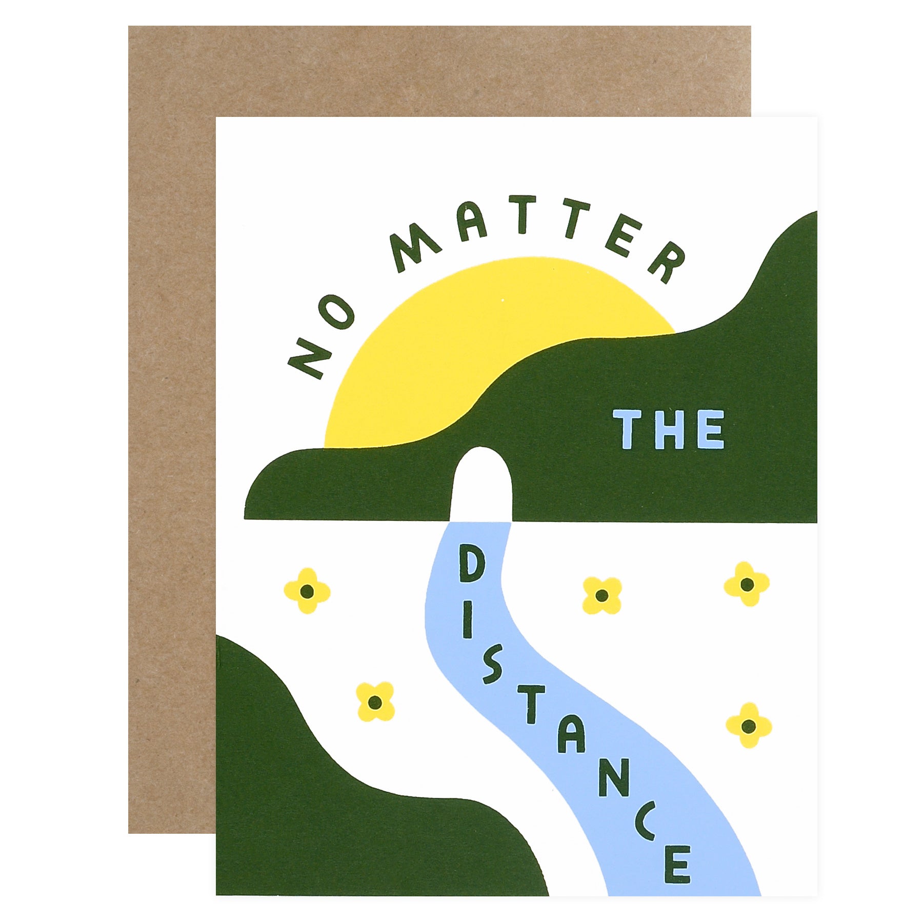 No Matter the Distance Greeting Card