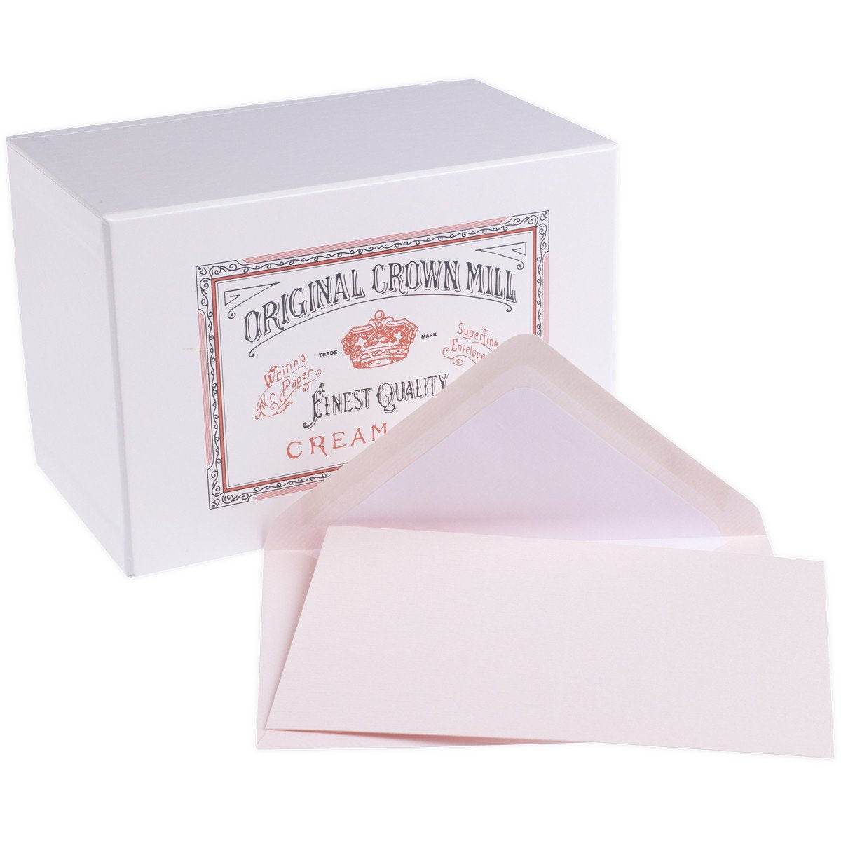 Classic Laid Note Card Presentation Box Pink