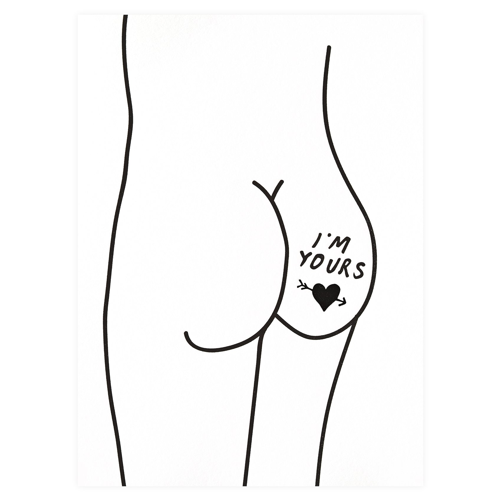 Booty Greeting Card