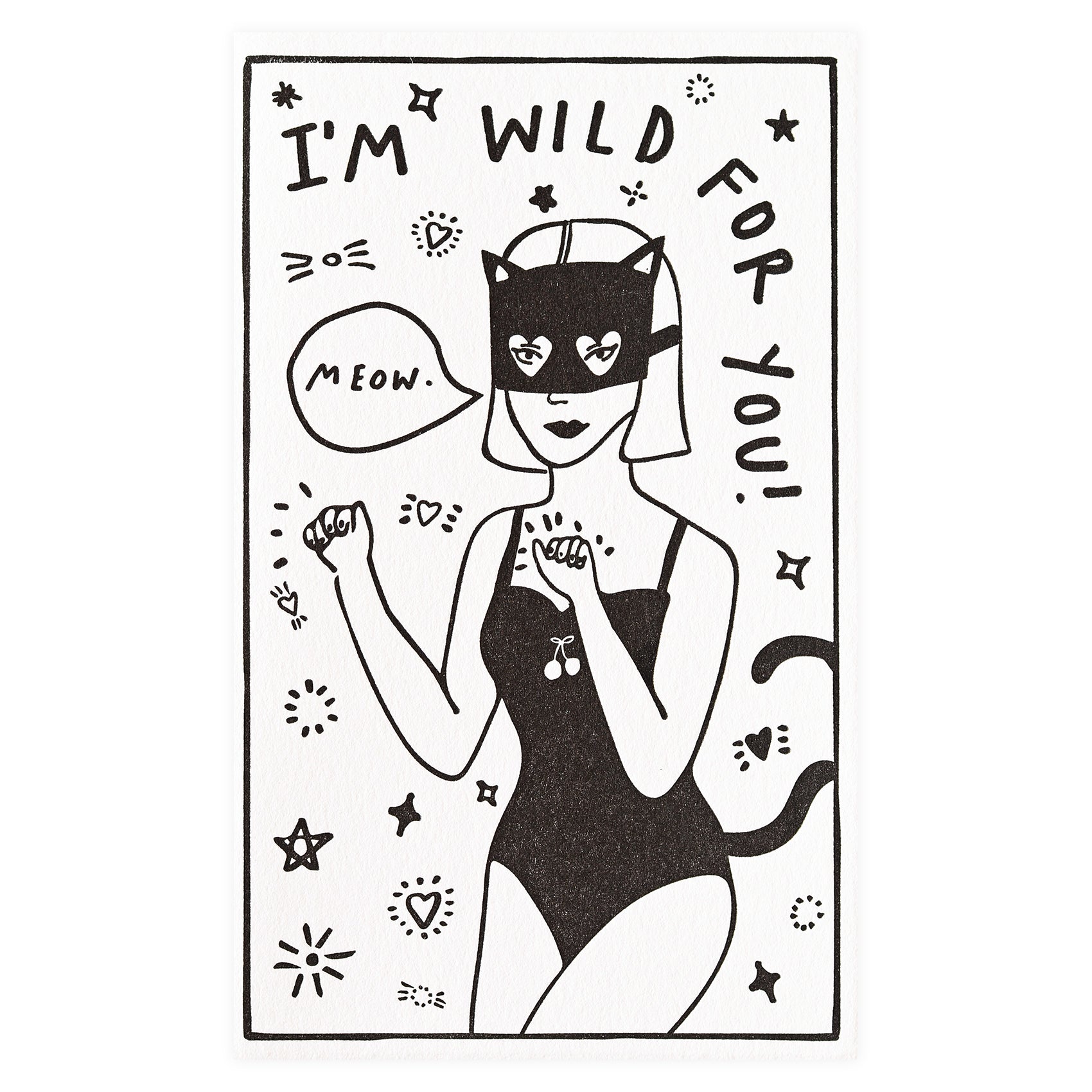 Wild For You Greeting Card