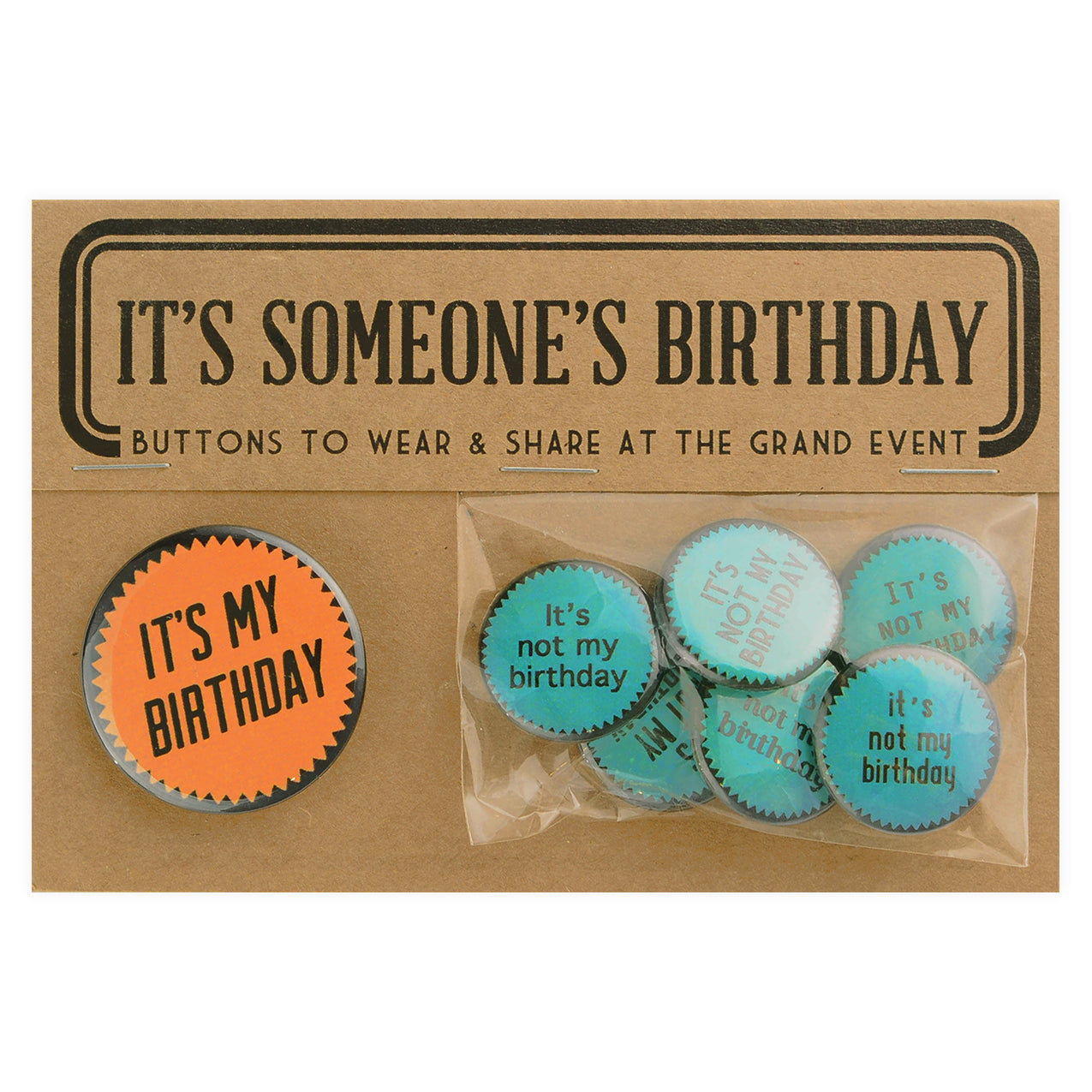 Someone's Birthday Button Pin Set