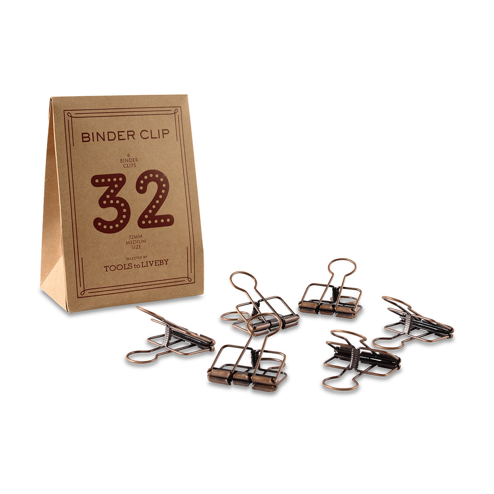 Binder Clips 32mm Bronze