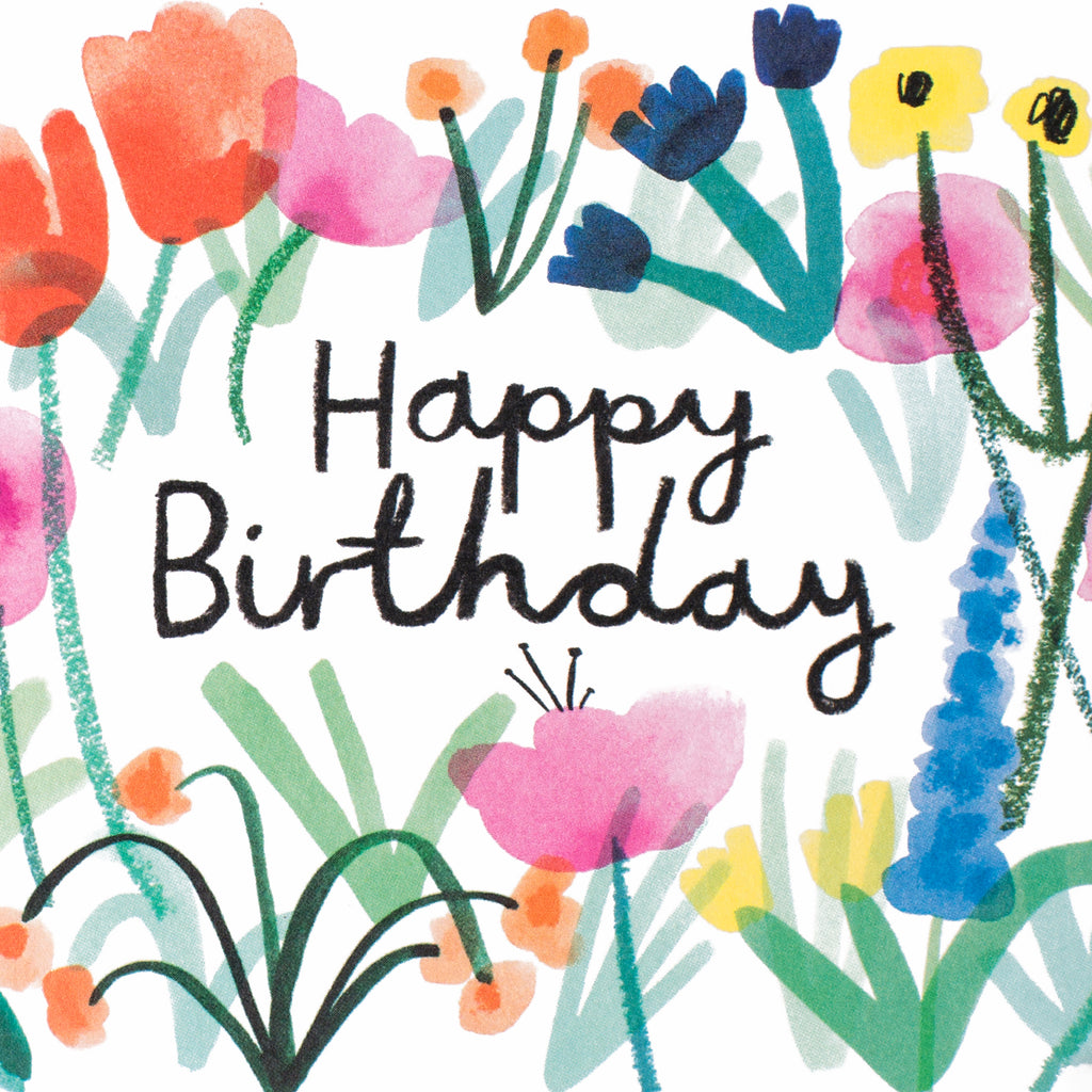 Wrap Happy Birthday Floral Card – GREER Chicago