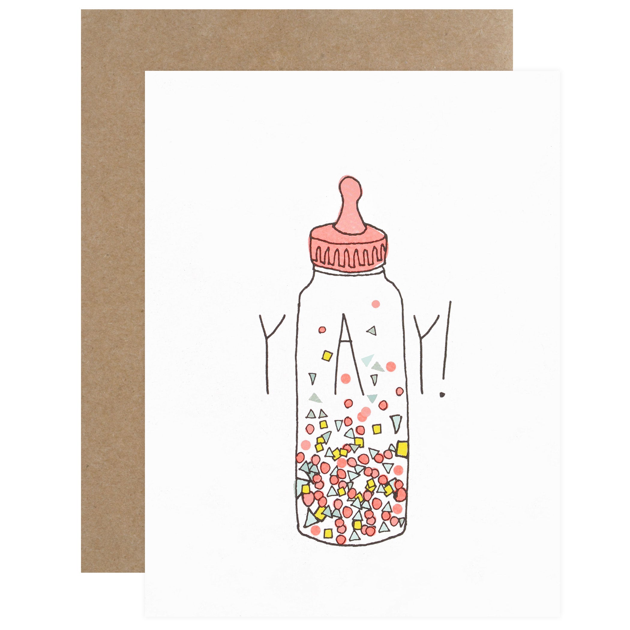 Yay Confetti New Baby Card