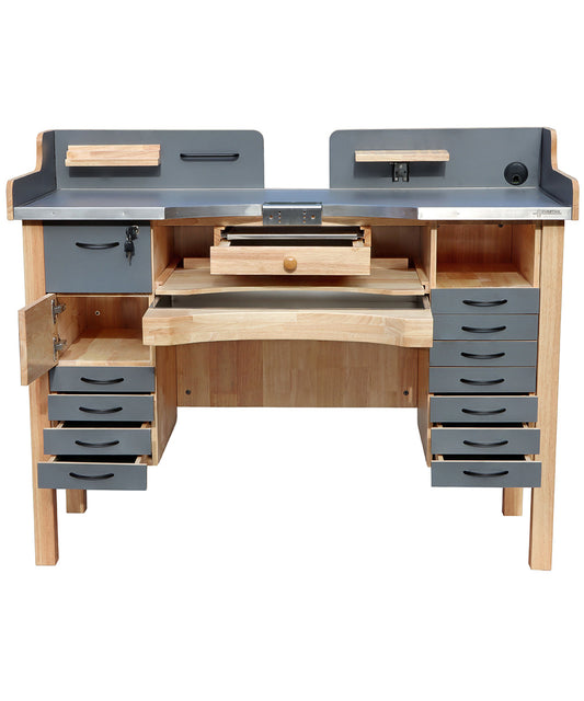 Ships Free-Durston Double Bank Goldsmiths Jewelers Workbench-Ships Free