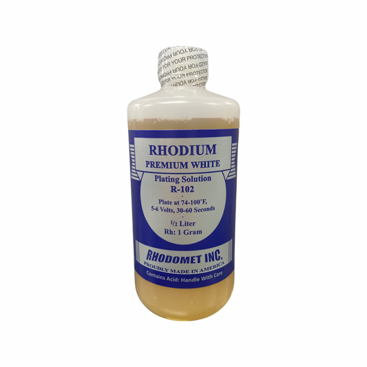 202 Rhodium Plating Solution - JETS INC. - Jewelers Equipment Tools and  Supplies