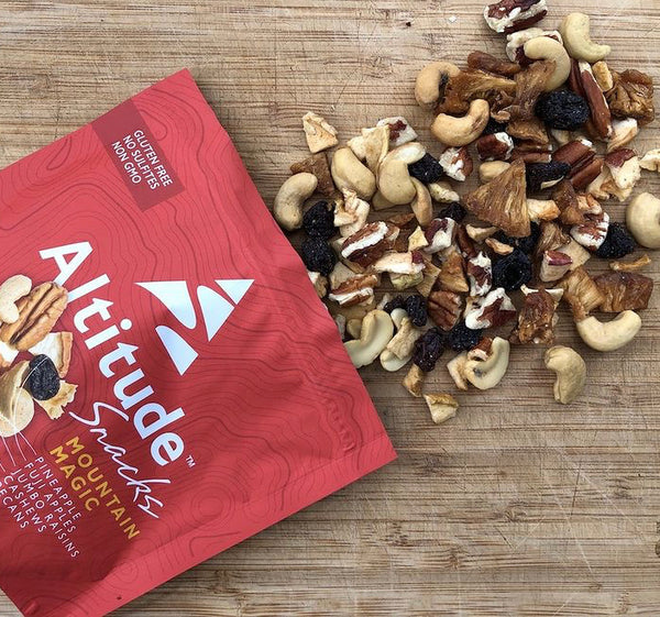 Altitude Snacks Open Bag of Trail Mix