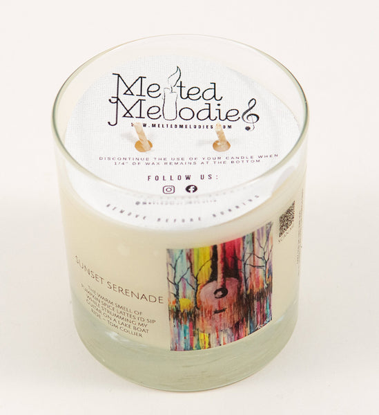 Sunset Serenade candle from Melted Melodies