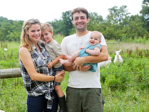 Little Seed Farm Family with Babies and Goats