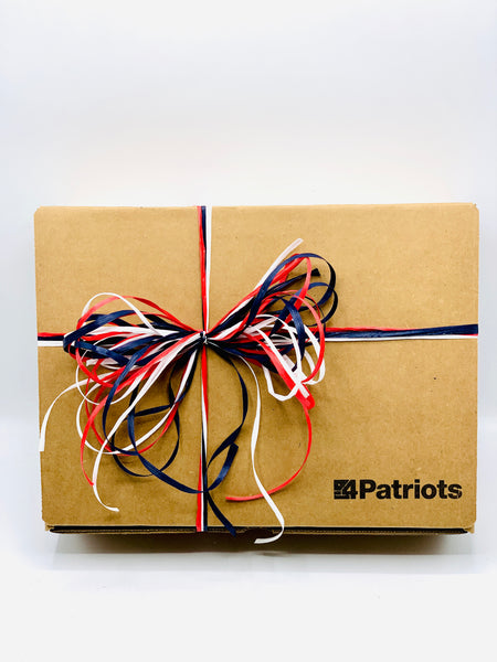 4Patriots Gift Box with Red White and Blue Ribbon