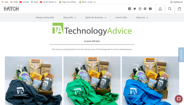 Technology Advice Landing Page