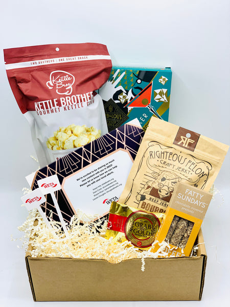 WETA Gift box with Ivory Crinkle and Local Products